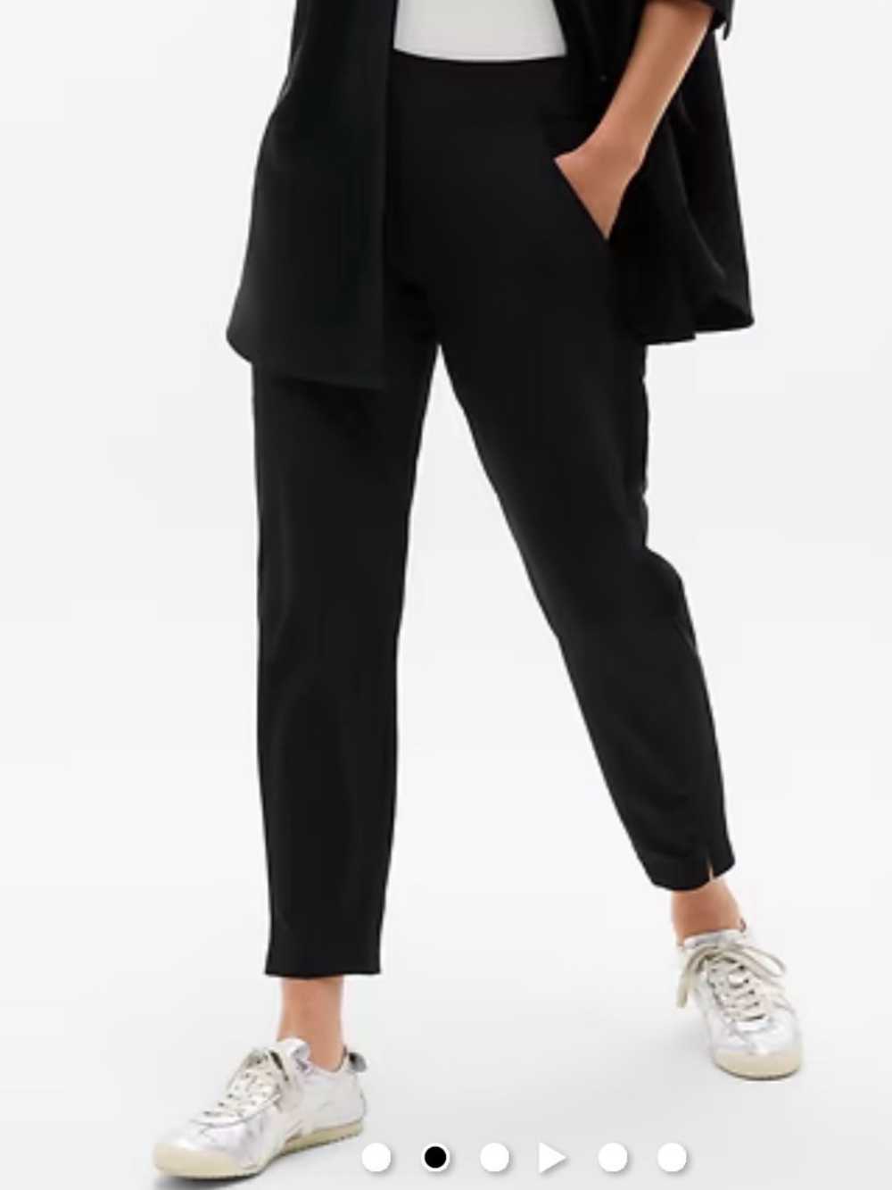 Athleta Brooklyn Ankle Pant in Black #198671 Size 8